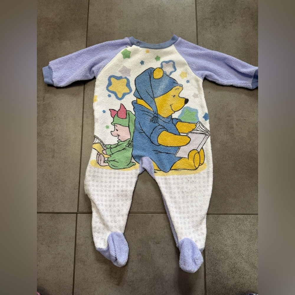 Disney Winnie the Pooh Kids vintage pyjama 12 month